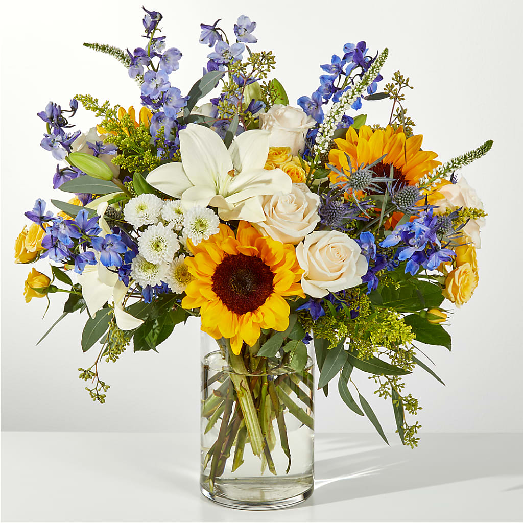 Wonderfully Sunny Bouquet – Dynamic Flowers Of Royal Oak, Royal Oak MI