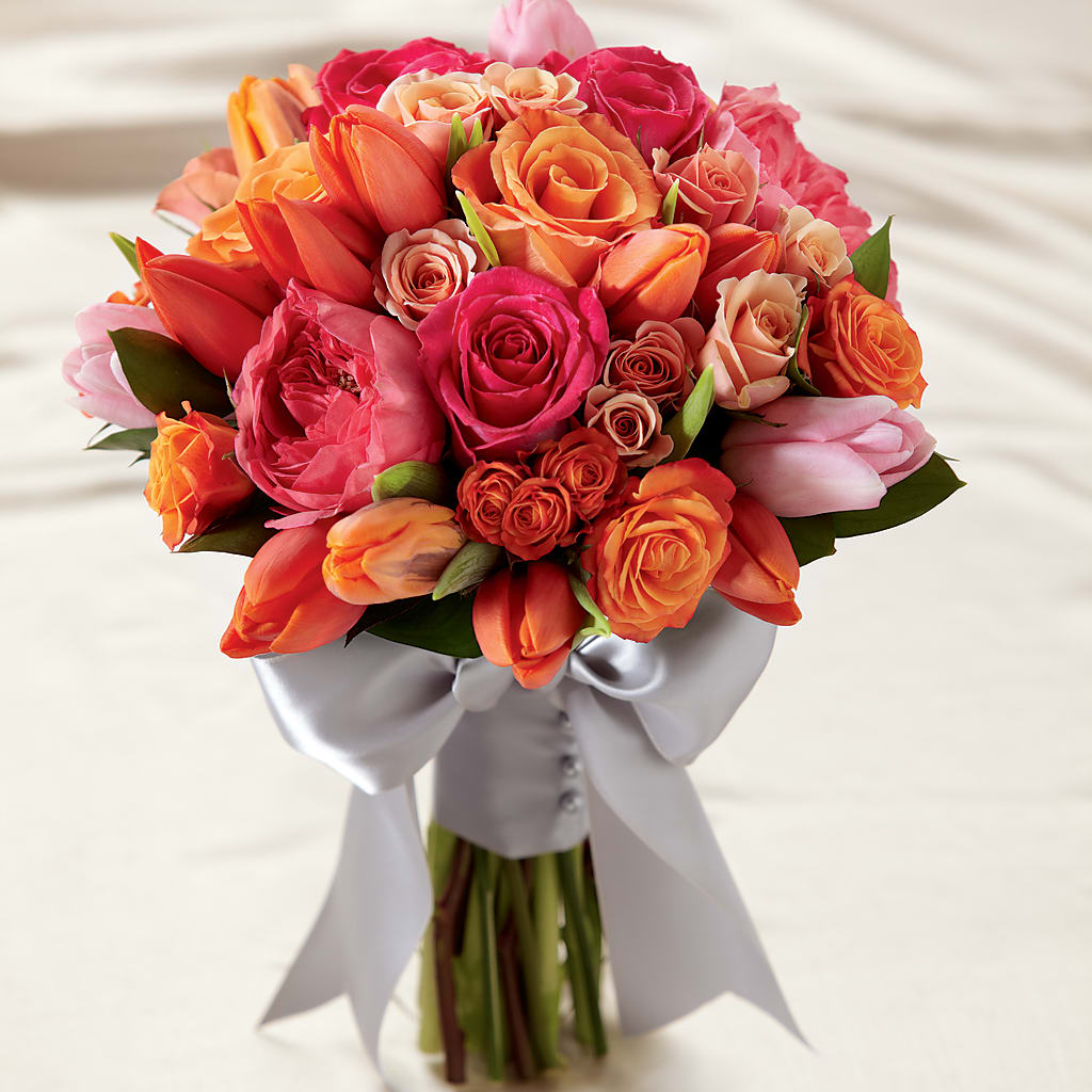 Sunset Dream Bouquet – Dynamic Flowers Of Royal Oak, Royal Oak MI
