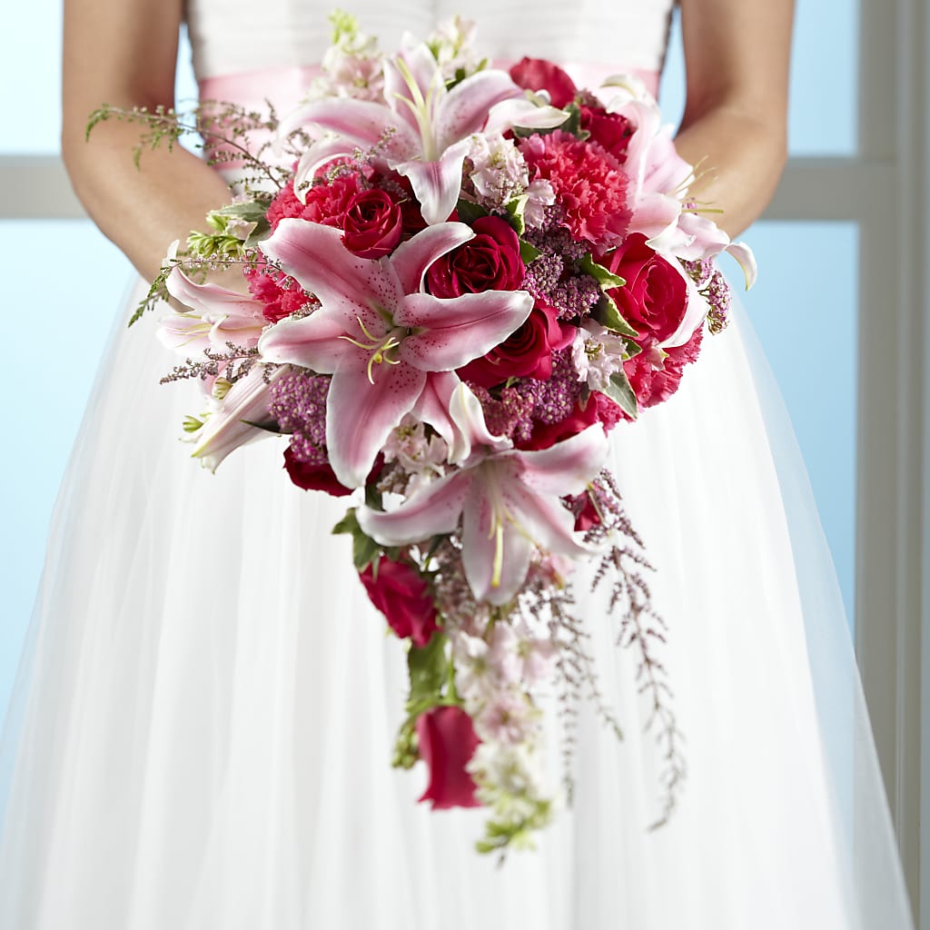 Lily & Rose Bouquet – Dynamic Flowers Of Royal Oak, Royal Oak MI