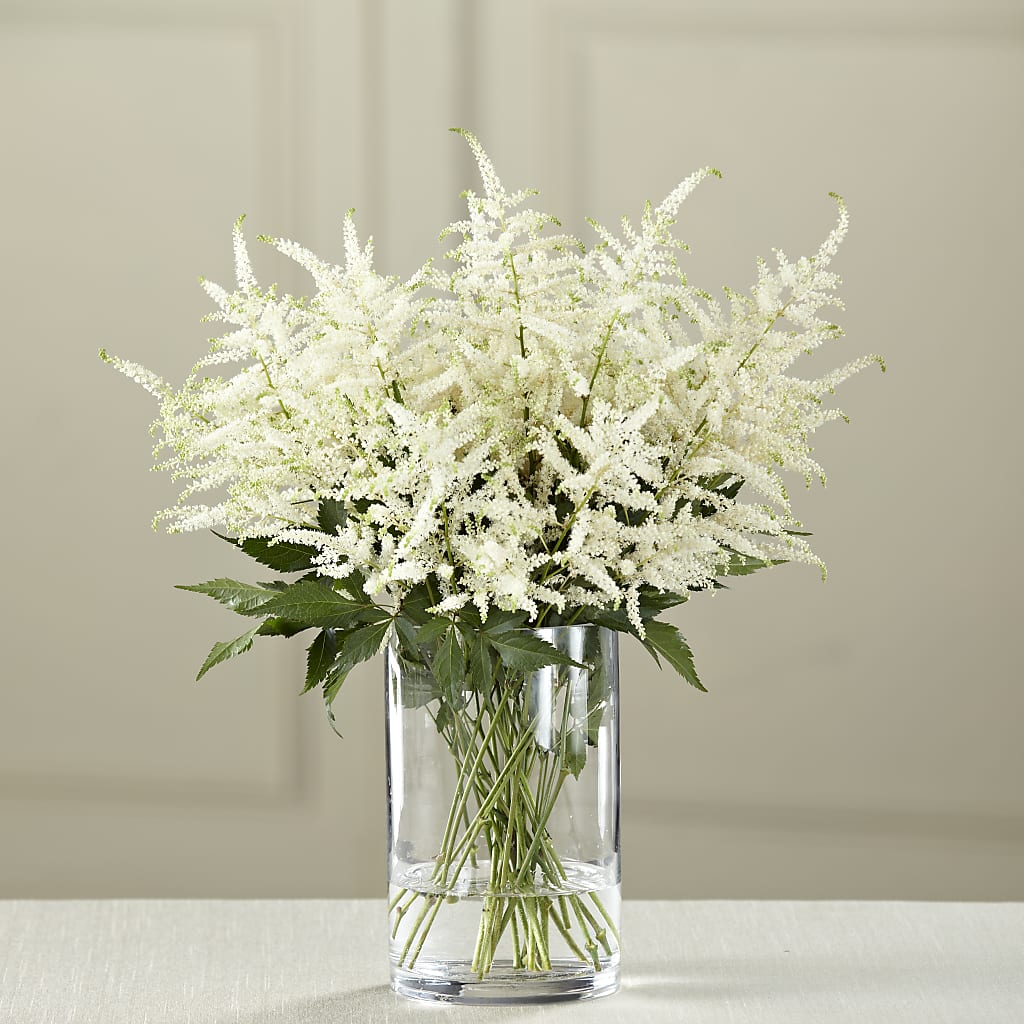 White Astilbe Bouquet – Dynamic Flowers Of Royal Oak, Royal Oak MI