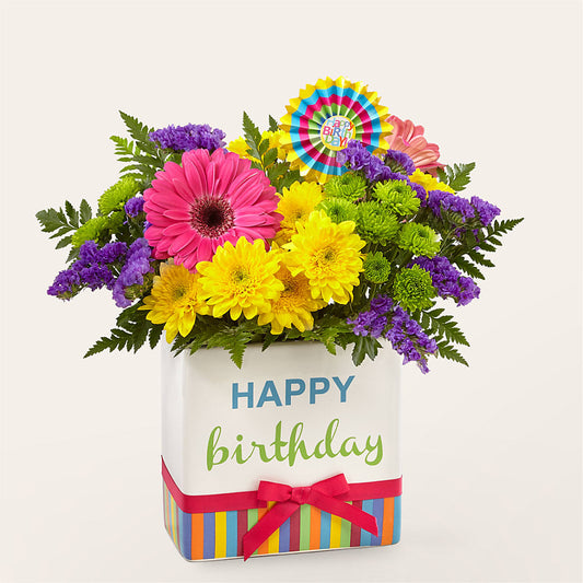 Birthday Brights Bouquet –  Dynamic Flowers Of Royal Oak, Royal Oak MI