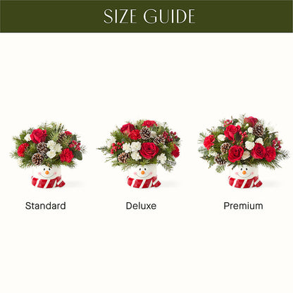 Jolly Snowman Bouquet –  Dynamic Flowers Of Royal Oak, Royal Oak MI