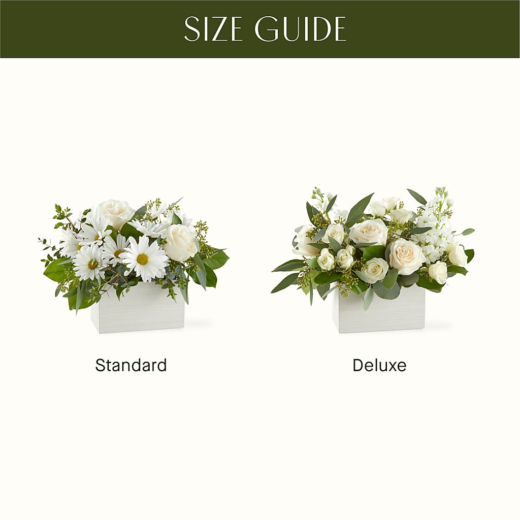 Fresh Linen Box Bouquet –  Dynamic Flowers Of Royal Oak, Royal Oak MI