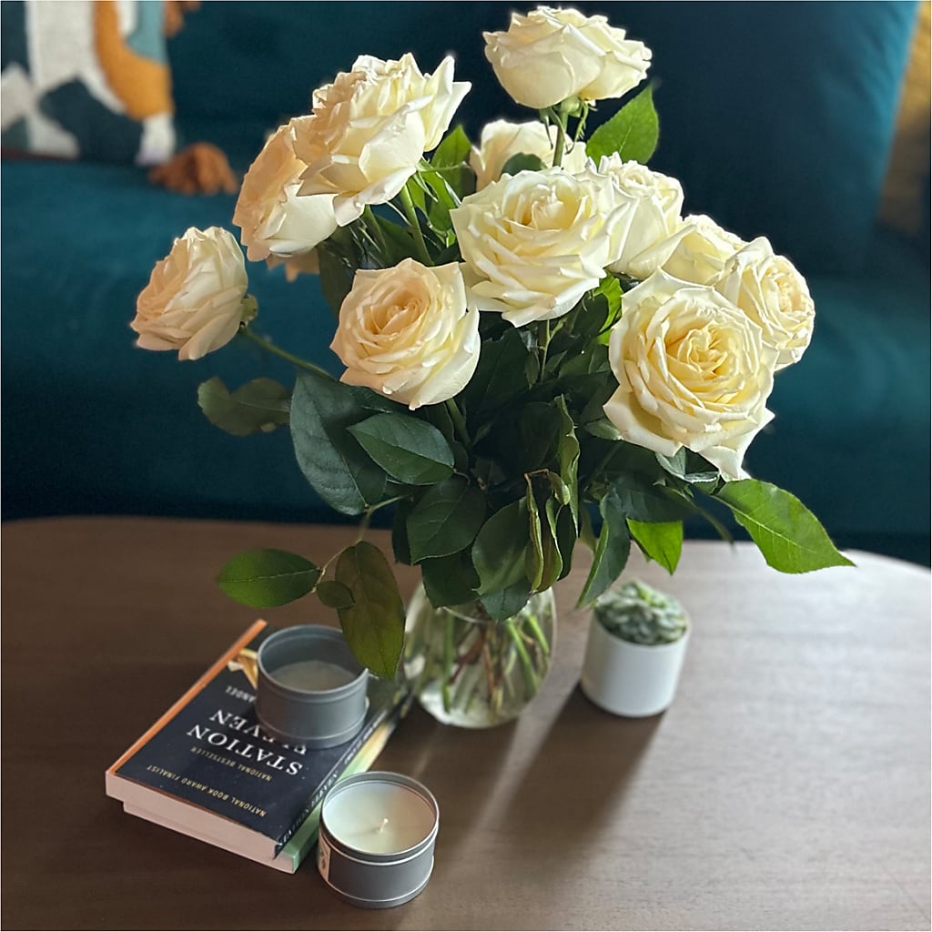 Long Stem Yellow Rose Bouquet –  Dynamic Flowers Of Royal Oak, Royal Oak MI