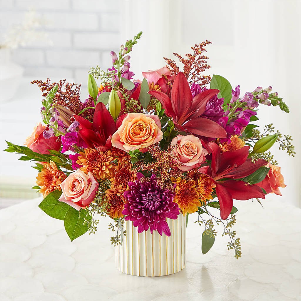 Burgundy Landscape Bouquet –  Dynamic Flowers Of Royal Oak, Royal Oak MI