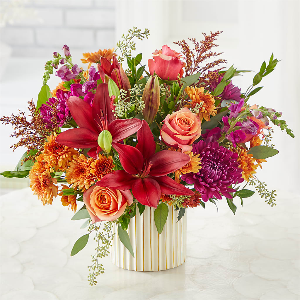 Burgundy Landscape Bouquet –  Dynamic Flowers Of Royal Oak, Royal Oak MI
