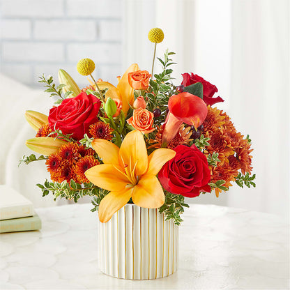 Scarlet Skies Bouquet –  Dynamic Flowers Of Royal Oak, Royal Oak MI