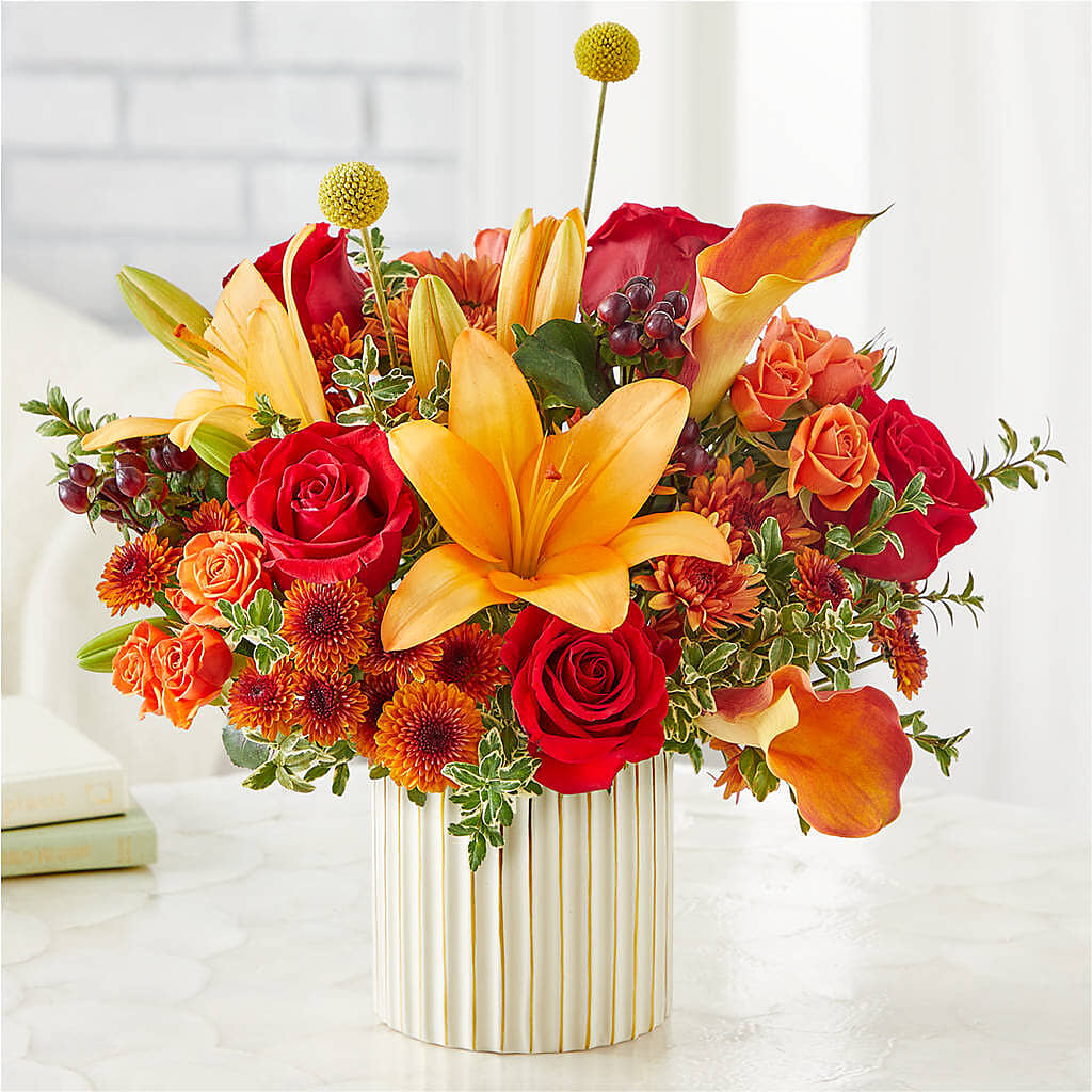 Scarlet Skies Bouquet –  Dynamic Flowers Of Royal Oak, Royal Oak MI
