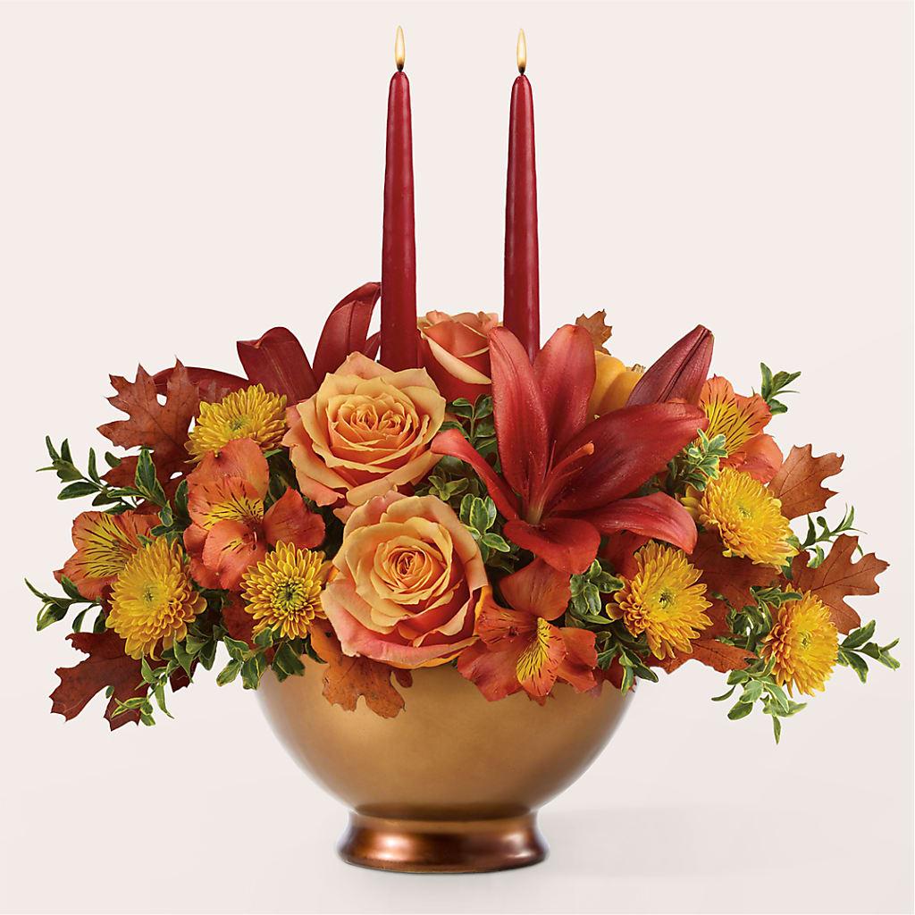 Harvest Table Centerpiece –  Dynamic Flowers Of Royal Oak, Royal Oak MI
