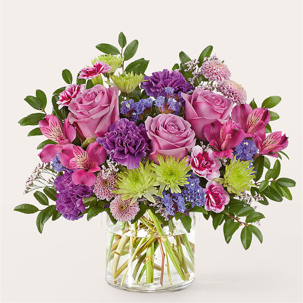 Glass Half Full Bouquet –  Dynamic Flowers Of Royal Oak, Royal Oak MI