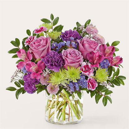 Glass Half Full Bouquet –  Dynamic Flowers Of Royal Oak, Royal Oak MI