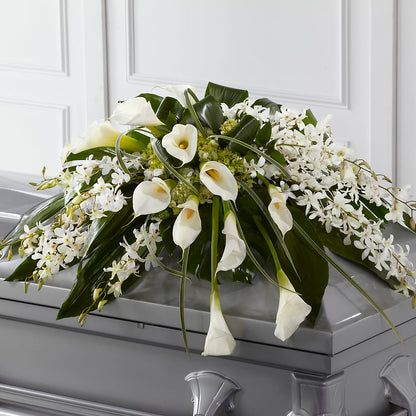Angel Wings Casket Spray –  Dynamic Flowers Of Royal Oak, Royal Oak MI