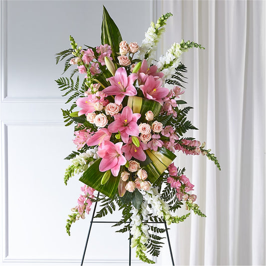 Elegant Embrace Standing Spray –  Dynamic Flowers Of Royal Oak, Royal Oak MI