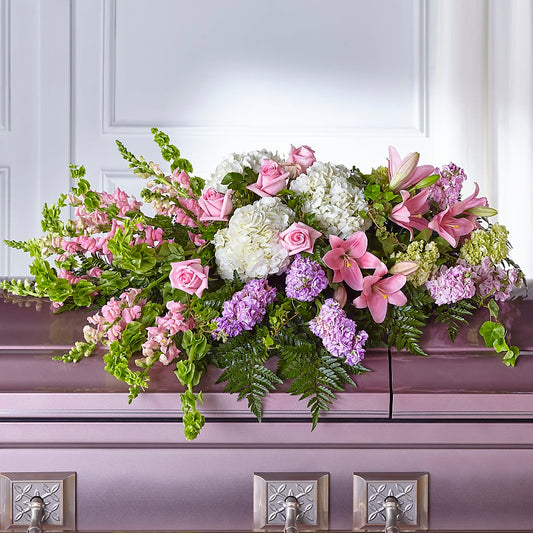 Life's Gratitude Casket Spray –  Dynamic Flowers Of Royal Oak, Royal Oak MI