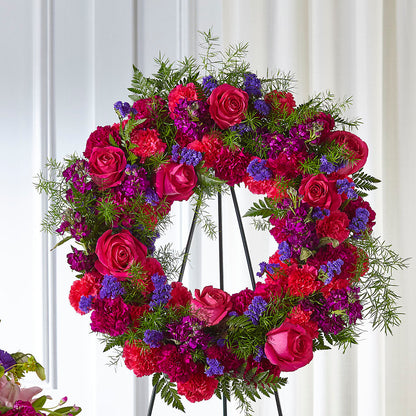 Calming Colors Wreath –  Dynamic Flowers Of Royal Oak, Royal Oak MI