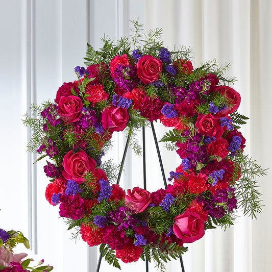 Calming Colors Wreath –  Dynamic Flowers Of Royal Oak, Royal Oak MI