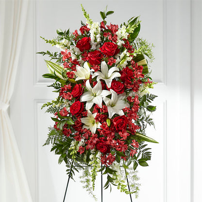 Everlasting Memory Standing Spray –  Dynamic Flowers Of Royal Oak, Royal Oak MI