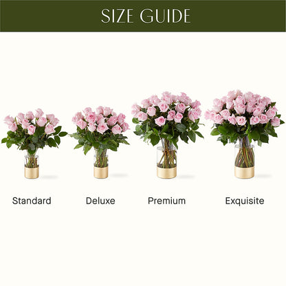 Picture Perfect Pink Rose Bouquet –  Dynamic Flowers Of Royal Oak, Royal Oak MI