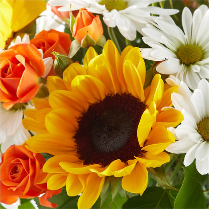 Sun-drenched Blooms Bouquet –  Dynamic Flowers Of Royal Oak, Royal Oak MI