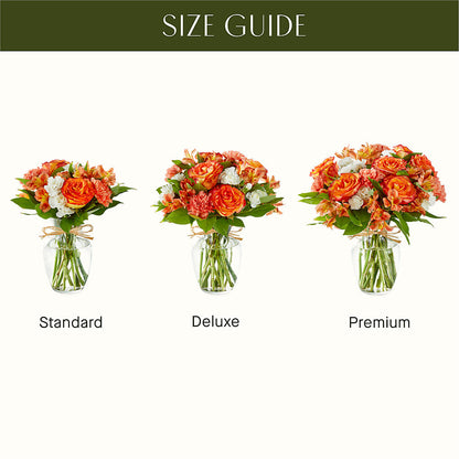 Apricot Glow Bouquet –  Dynamic Flowers Of Royal Oak, Royal Oak MI