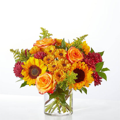 Flannel Scarf Bouquet –  Dynamic Flowers Of Royal Oak, Royal Oak MI