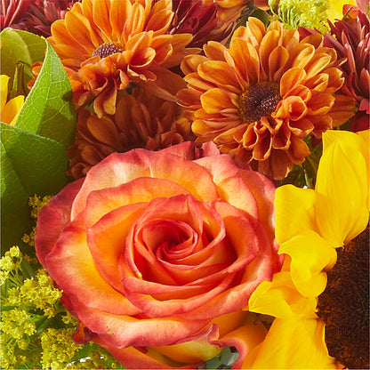 Flannel Scarf Bouquet –  Dynamic Flowers Of Royal Oak, Royal Oak MI