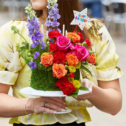 Best Year Yet Floral Cake –  Dynamic Flowers Of Royal Oak, Royal Oak MI