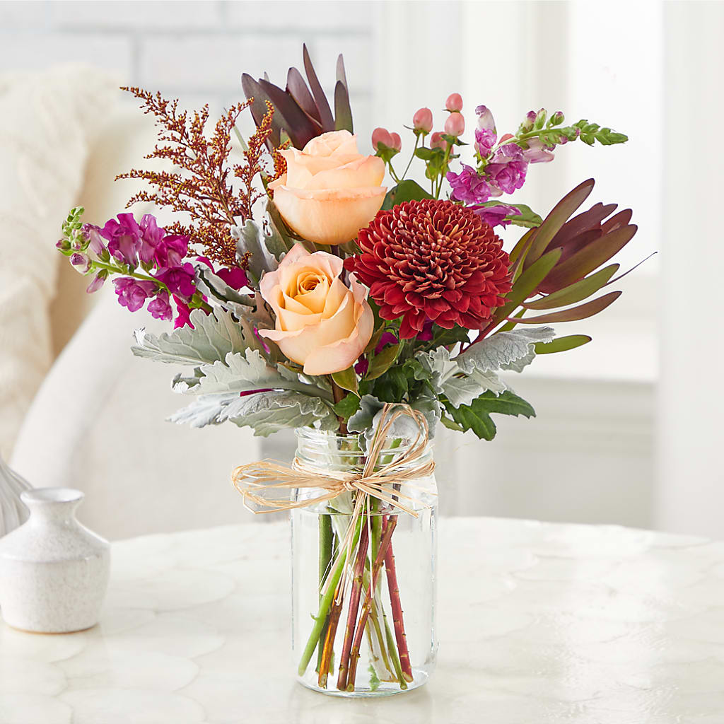 Moody Hues Bouquet –  Dynamic Flowers Of Royal Oak, Royal Oak MI