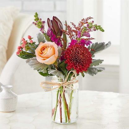 Moody Hues Bouquet –  Dynamic Flowers Of Royal Oak, Royal Oak MI