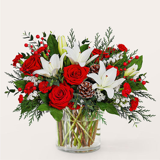 Best in Snow Bouquet –  Dynamic Flowers Of Royal Oak, Royal Oak MI