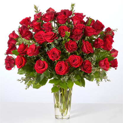 Forever Yours Fifty Stem Red Rose Bouquet –  Dynamic Flowers Of Royal Oak, Royal Oak MI